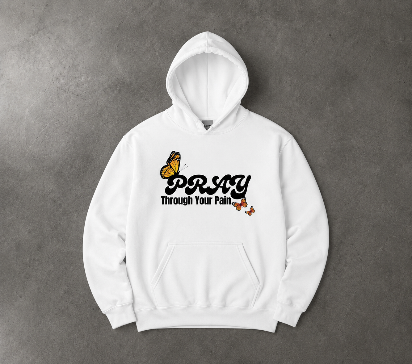 Pray Through Your Pain Faith-Based Unisex Hoodie | Christian Hoodie