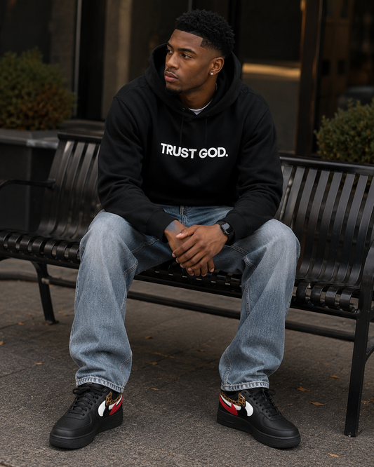 “Trust God” Faith-Based Unisex Hoodie